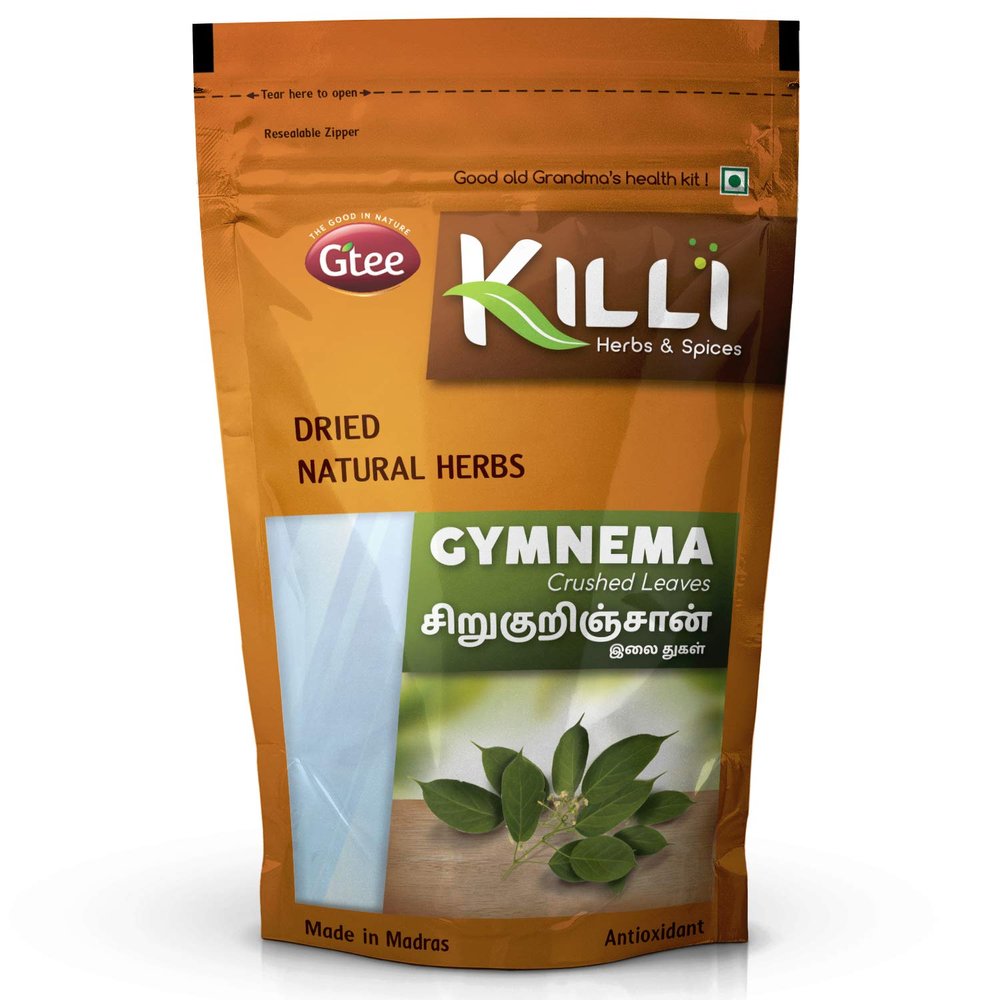 KILLI Gymnema sylvestre | Sirukurinjan | Madhunashini | Gurmar Leaves Crushed, 100g