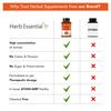 Herb Essential Papaya Leaf Tablets, 500Mg Tablet, 240 Tablets | 100% Natural Extracts view 4