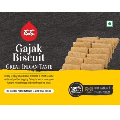 TIP TIP Gajak 400 Gram | Gachak | Gajjak | Gazak | Gazzak | Gazzak | Ghachak | Sesame Chikki