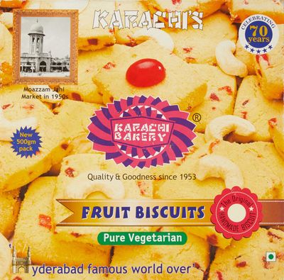 Karachi Bakery Premium Fruit Biscuit, 500g