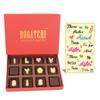 BOGATCHI Happy Rakhi Gift Box for Sister, I Love You SIS Chocolate 12pcs + Free Adorable Rakhi Greeting Card view 1
