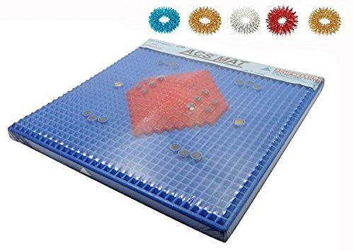 ACi Acupressure Reflexology Magnetic Pyramidal Therapy Energy Mat For Pain Relief By ACUPRESSURE INDIA