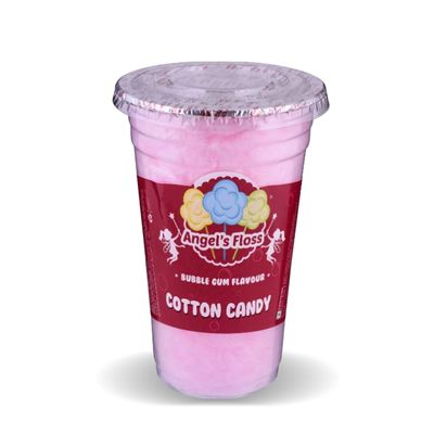 Angels Floss Cotton Candy's / Candy Floss / Buddhi Ke Baal - Bubble Gum Flavour - 30 GMS Each - Pack of 6 Units
