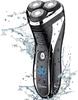 Hatteker Men's USB Rechargeable Electric Shaver Cordless Rotary Wet and Dry Beard Pop-Trimmer, Black view 1