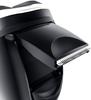 Hatteker Men's USB Rechargeable Electric Shaver Cordless Rotary Wet and Dry Beard Pop-Trimmer, Black view 3