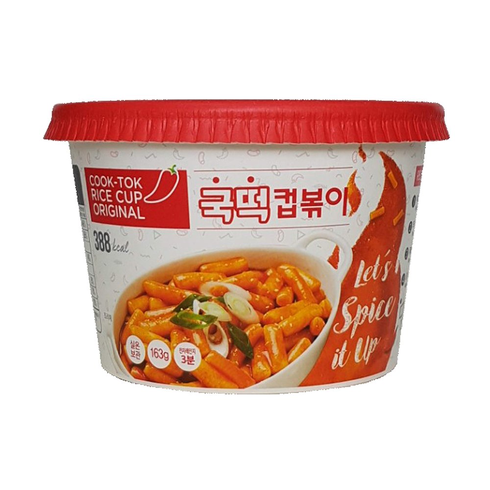 Cook-Tok Cup Bokki Hot & Sweet Korean Rice Cake135 g (Pack of 1)