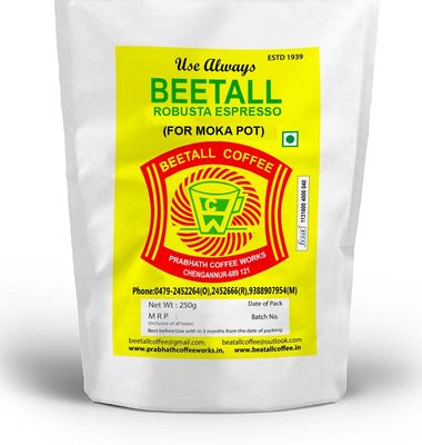 Beatall Robusta Espresso Coffee Powder for Moka Pot - 1000 gm