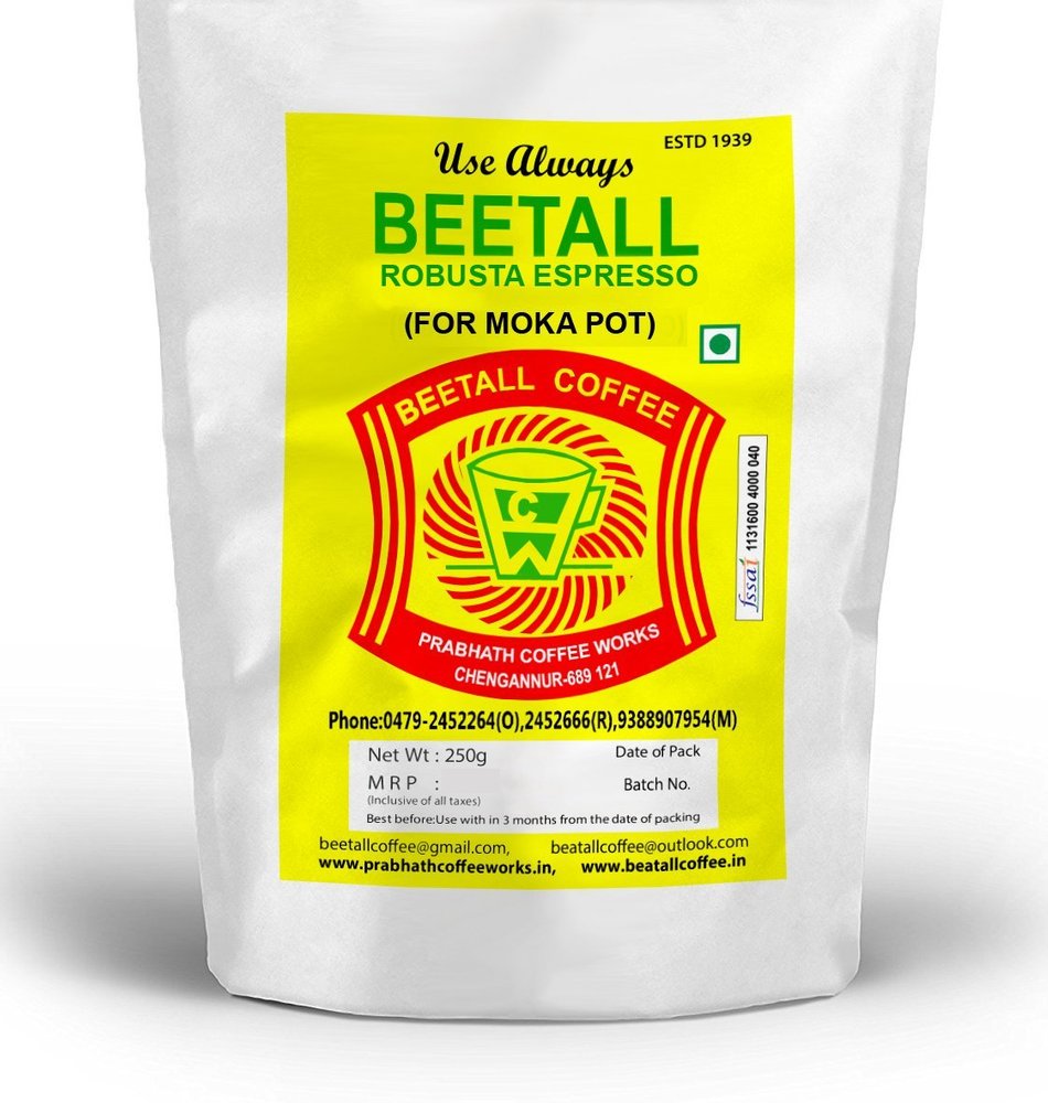 Beatall Robusta Espresso Coffee Powder for Moka Pot - 1000 gm