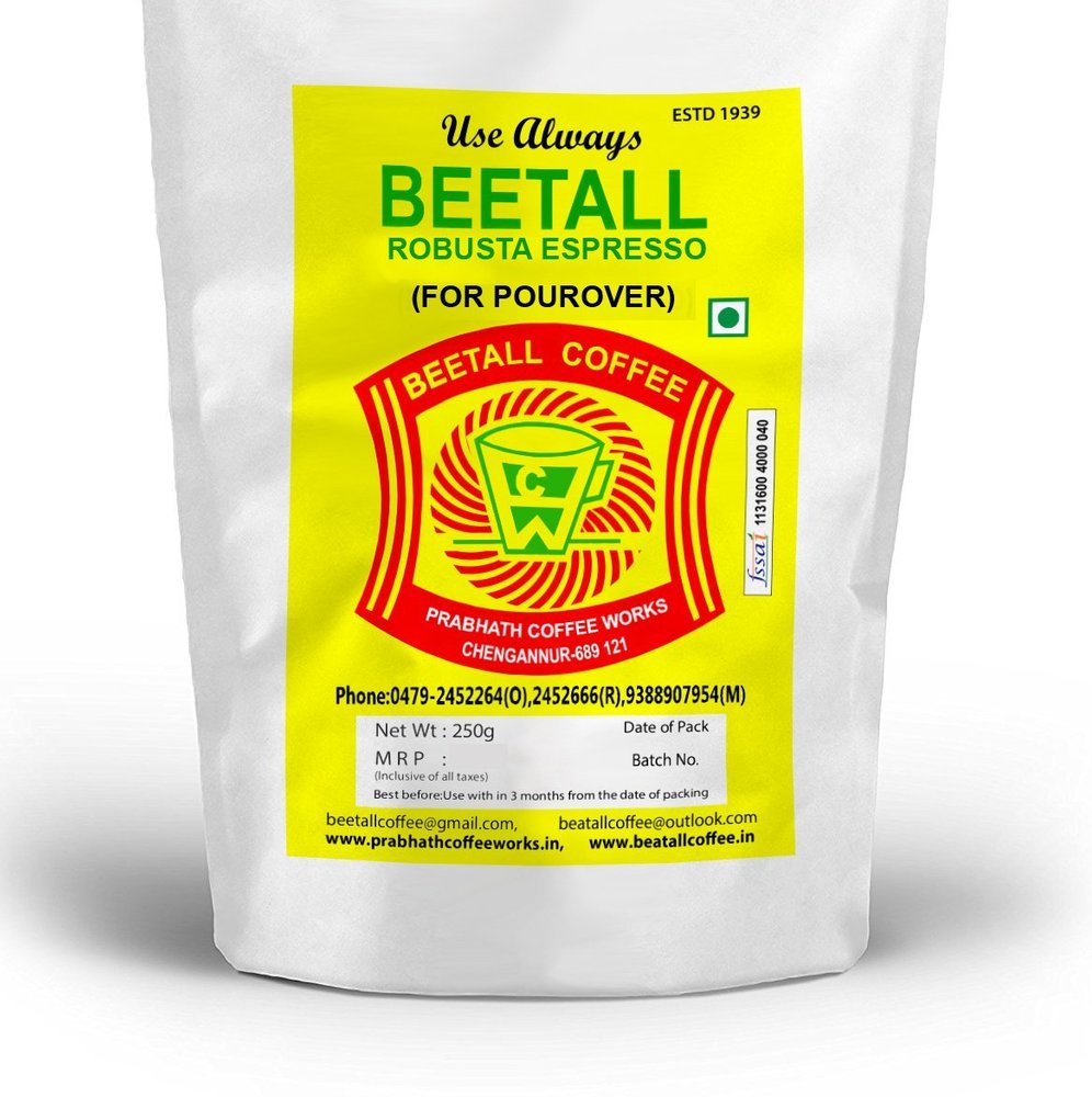 Beatall Robusta Espresso Coffee Powder For Pour over coffee maker - 1000 gm