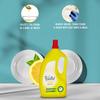 Amazon Brand - Presto! Dishwash Gel Jar | Lemon | 2 Litre | Safe on Hands | Grease Cleaner For All Utensils view 3