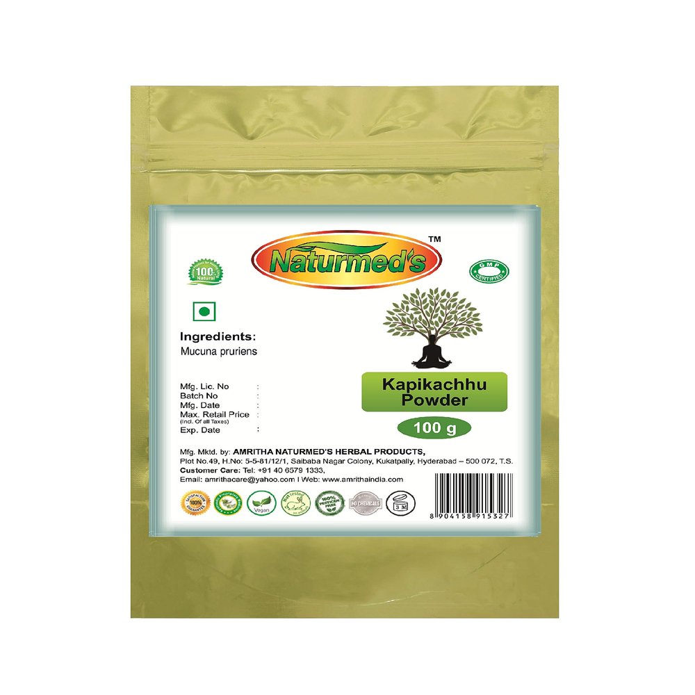 Naturmed's Kapikachhu Powder 100gm Pouch