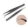 COMIART 2pcs / Set Muti-funtion Anti-static Elbow and Straight Stainless Steel Tweezer Cake Plier Sugarcraft Tool for Kicthen Bakeware Decoration view 1