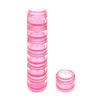 HaiSea Weekly Travel Pill Planner-Monthly Pill Organizer, Daily Month Pill Box-Separate AM/PM Compartments Colors Vary (Pink) view 1