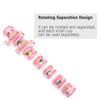HaiSea Weekly Travel Pill Planner-Monthly Pill Organizer, Daily Month Pill Box-Separate AM/PM Compartments Colors Vary (Pink) view 4