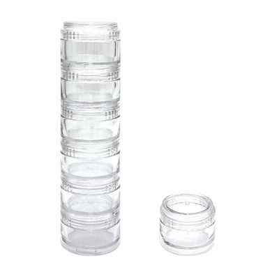 HaiSea Weekly Travel Pill Planner-Monthly Pill Organizer, Daily Month Pill Box-Separate AM/PM Compartments Colors Vary (White)