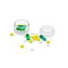 HaiSea Weekly Travel Pill Planner-Monthly Pill Organizer, Daily Month Pill Box-Separate AM/PM Compartments Colors Vary (White) view 3