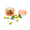 HaiSea Weekly Travel Pill Planner-Monthly Pill Organizer, Daily Month Pill Box-Separate AM/PM Compartments Colors Vary (Orange) view 3