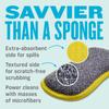 E-Cloth Microfiber Dual Purpose Washing Up Pad, Yellow view 3