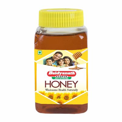 Baidyanath Asli Ayurved Honey | Natural Immunity Booster | No Added Sugar - Semiliquid, 500G