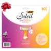 BIC Soleil Color Collection 3-Blade Disposable Razors for Women, 10-Count view 1