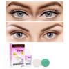 Choice Empire Monthly Color Contact Lenses Zero Power Combo Pack of 2 Pair with Solution Dark Grey v view 1