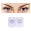 Choice Empire Monthly Color Contact Lenses Zero Power Combo Pack of 2 Pair with Solution Dark Grey v view 3