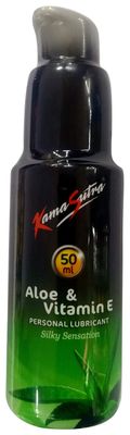 Kamasutra Personal Lubricant - Aloe & Vitamin E, 50ml Bottle