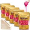 17.5 Oz Hair Wax Beans by Charmonic, Hard Body Wax Beans, Hair Removal Depilatory Wax European Beads for Women Men 500g/17.5Oz (rose) view 1