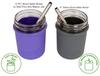 Extra Short 5" Safer Stainless Steel Straws for 12oz Thermos Funtainer, Cocktails, Small Glasses or Cups (4 Pack + Cleaning Brush) view 3