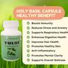 Neotea Tulasi (Holy Basil) Capsules | Natural Herbal Supplement for Respiratory Health | Boosts Immunity | Relieves Cough & Cold | Supports Wellness | 100% Pure Tulsi Extract | 500mg - 100 Capsules view 3