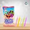 Jeram's Fruit Flavoured Milk Ice Tubes| 10pcs x 45ml (450ml) | Flavours - Strawberry, Mango, Lychee, Green Apple & Grape | Jelly Drink Tubes for Every Mood | Ready-to-Eat | Imported from Malaysia view 4