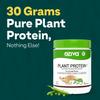 OZiva Plant Protein for Everyday Fitness | 30g Protein - Pea Isolate | Complete Plant Protein Powder | No Added Sugar, Certified Clean & Vegan (Unflavoured, 500g) view 2