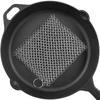 PIBC Cast Iron Cleaner 8x6 316L Stainless Steel Chainmail Scrubber for Griddle Skillet Dutch Oven Wok Stainless Steel Pot Cast Iron Pan. view 1