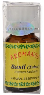 AROMANCE Basil Natural Essential Oil - 10 ml (Yellow)