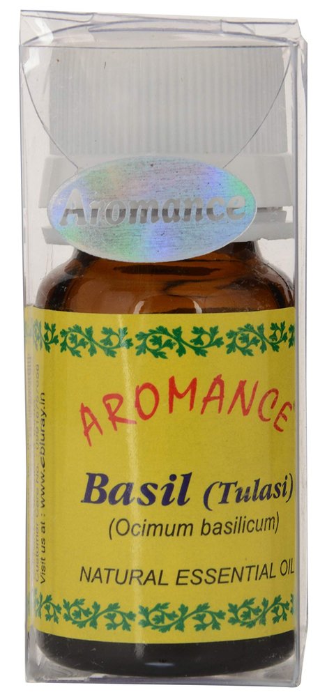AROMANCE Basil Natural Essential Oil - 10 ml (Yellow)