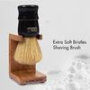 Pink Woolf Boar Shaving Brush for Men | 25mm Knot, BLACK ACRYLIC HANDLE | Creates Thick Lather & Gently Exfoliates for a Smooth Shave | Gift for Men view 4