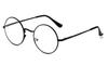 Quality Unisex Retro Round Reading Glasses Spring Hinge Stainless Steel Frame Metal Round Reading Glasses, 2 Pairs - Gunmetal & Black, 2.00 X view 3