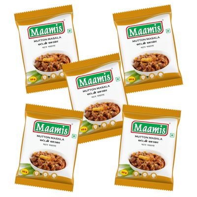 Maamis Mutton Masala 50g (Pack of 5)