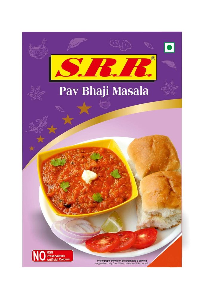 S.R.R Pav Bhaji Masala(Pack Of 10)50Gms Each