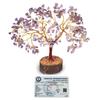 Crystu Certified Amethyst Tree Natural 300 Beads Crystal Stone Tree Showpiece view 1