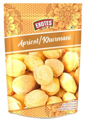 Exotes Natural Khurmani Dry Fruit, Big Size, 200 g