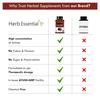 Herb Essential Haritaki Tablets 500mg, 60Tablets, Pack of 2|120 Tablets|100% Pure & Natural,Traditionally Used for Digestive Wellness & Vitality view 4