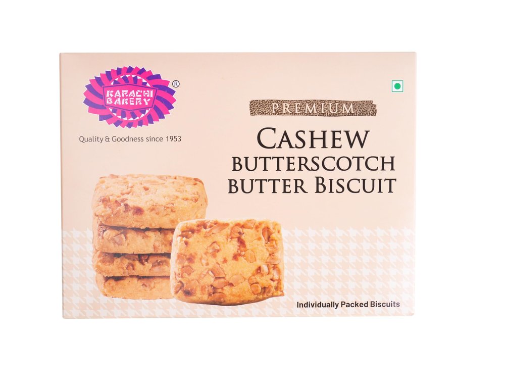 Karachi Bakery Cashew Butterscotch butter Biscuits, 300 g
