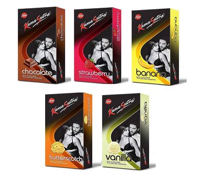 B00LZMT4CW Kamasutra Excite Series Honeymoon Condoms - 50 Pieces