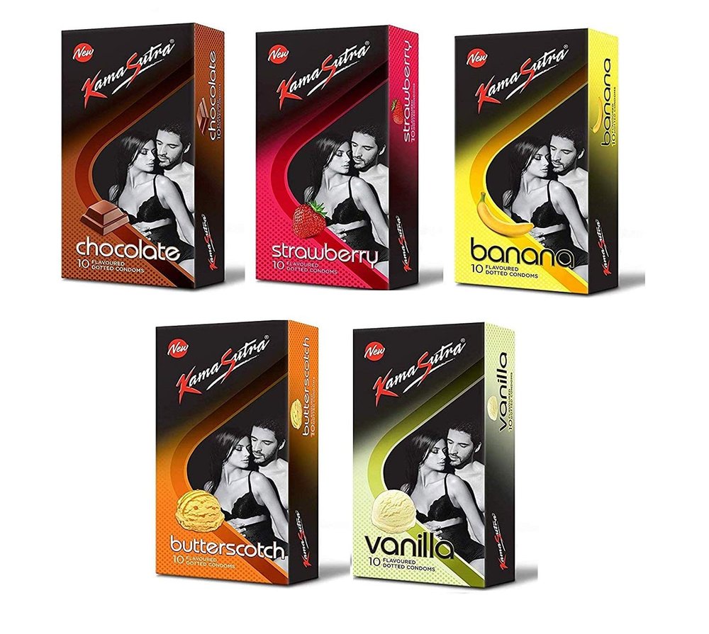 B00LZMT4CW Kamasutra Excite Series Honeymoon Condoms - 50 Pieces