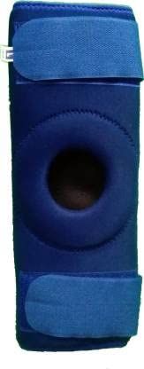 Medtrix Functional Hinge Knee Support Joint Protection Gym Wrap Open Patella Hinge Support Blue (XXL (47.5 CM TO 52.5 CM))
