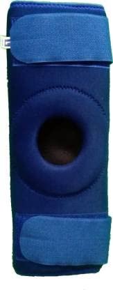 Medtrix Functional Hinge Knee Support Joint Protection Gym Wrap Open Patella Hinge Support Blue (XXL (47.5 CM TO 52.5 CM))