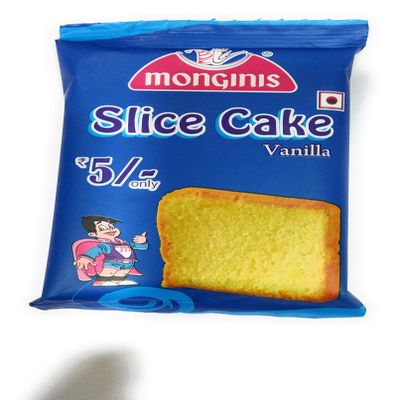 Monginis Vanilla Slice Cake (Pack of 22 Pieces, 25gm Each)