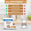 MYFITNESS Original Classic Peanut Butter Smooth 1.25kg | 25g Protein to Boost Energy | Healthy Nut Butter Spread | Vegan | Cholesterol Free, Gluten Free | Zero Trans Fat | Peanut Butter Crunchy view 4
