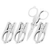 Focus Mustache Beard Eyebrow Nose Hair Trimming Scissor for Salon Use, 20 Gram, Silver, Pack of 1 view 2
